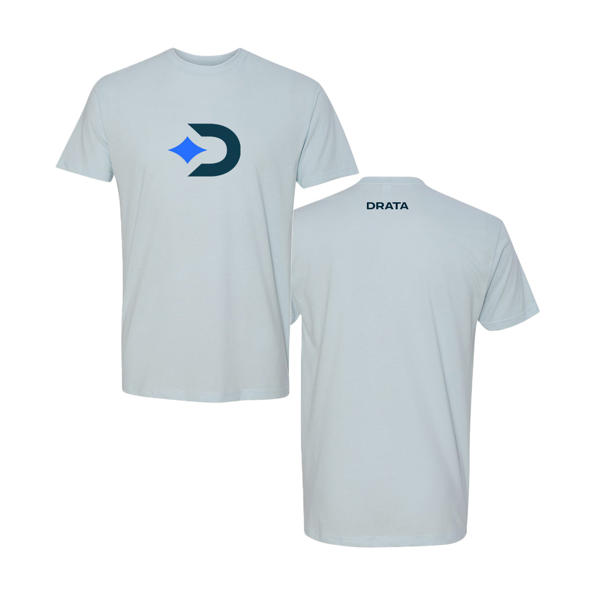 Light Blue Next Level Suede T-Shirt